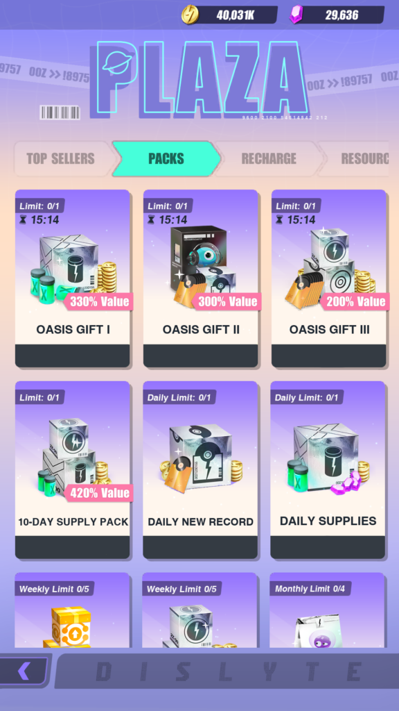 Dislyte Plaza Pack Value 3 Dislyte Plaza Pack Value 3