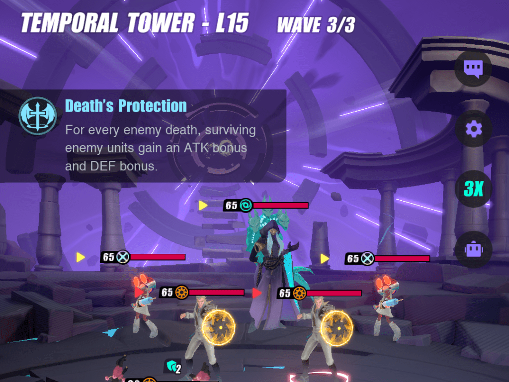 Temporal Tower Debuffs